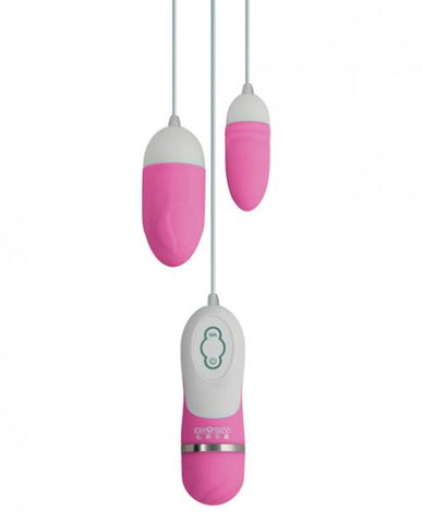 Gigaluv Dual Vibra Bullets - 10 Functions Pink