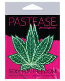 Pastease Marijuana Leaf Pasties Green O/S