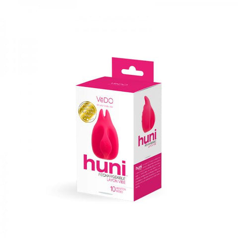 Vedo Huni Rechargeable Finger Vibe - Foxy Pink