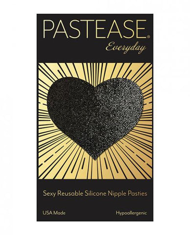 Pastease Reusable Liquid Heart - Black O/s