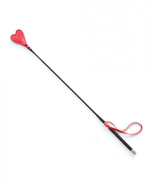 Plesur 26" Heart Pvc Crop - Black/red