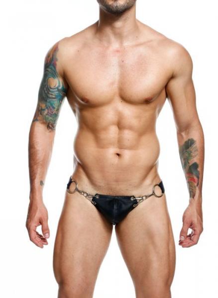 Male Basics Dngeon Snap Jockstrap Black O/s (hanging)