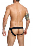 Male Basics Dngeon Snap Jockstrap Black O/s (hanging)