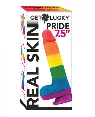 Get Lucky 7.5" Real Skin Series Pride- Rainbow