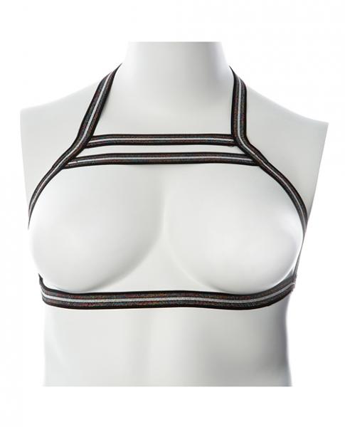 Gender Fluid Silver Lining Harness - S-l Black/silver