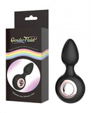 Gender Fluid Tremor Ring Plug Anal Vibe - Black