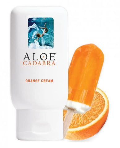 Aloe Cadabra Organic Lubricant - 2.5 Oz Bottle Orange Cream