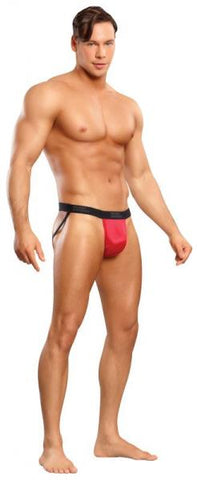 Jock Satin Lycra Red S/m