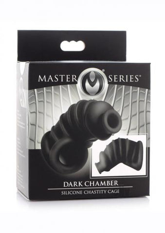 Ms Dark Chamber Silicone Chastity Cage