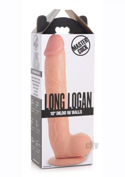 Mc Long Logan Dildo W/balls 10 Light