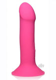 Squeeze It Vibe Phallic Dildo Pink