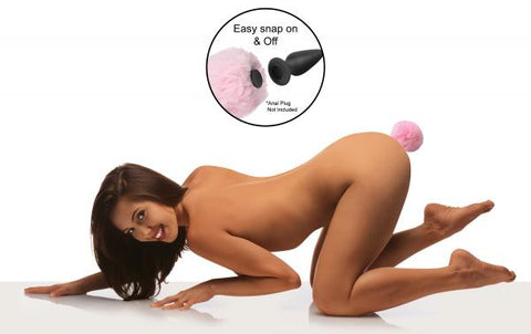 Tailz Interchangeable Bunny Tail Pink