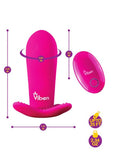 Viben Intrigue Panty Vibe W/ Pleasure Nubs Hot Pink