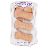 Cloud 9 Trio Strokers Pussy, Ass, Mouth Masturbator Kit