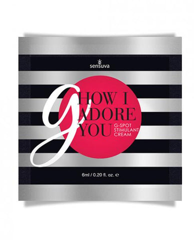 G How I Adore You G-Spot Cream Single Use Packet .20oz