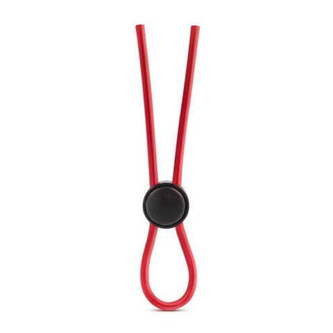 Stay Hard Silicone Loop Cock Ring Red