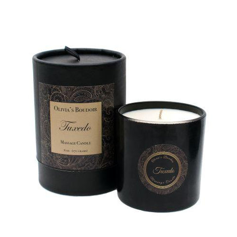 Olivia's Boudior Massage Candle Tuxedo 6.5oz