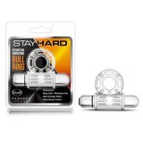 Stay Hard 10x Vibrating Bull Ring Clear