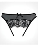 Adore Expose Panty Black OS