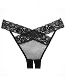 Adore Sheer, Lace Desire Panty Black O/S