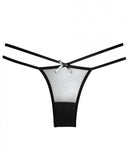 Adore Sheer Naughty Vanilla Panty Black O/S