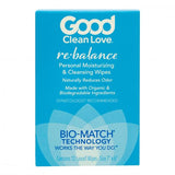 Good Clean Love Rebalance Adult Wipes Box Of 12