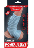 Vibrating Power Sleeve Ribbed Fit Blu