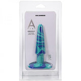 A-play Groovy 5 In. Silicone Anal Plug Ocean