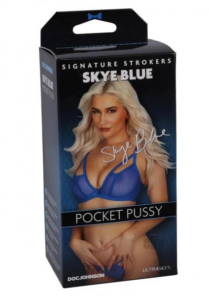 Signature Strokers Skye Blue Ultraskyn Pocket Pussy Beige