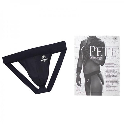 Spareparts Pete Freestyle Nylon Packing Jock Black Size S