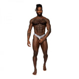 Male Power S'naked Power Sock Silver/black L/xl