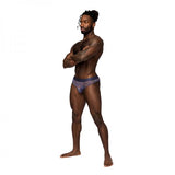 Male Power Sheer Prints Sheer Thong Spatter S/m