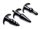 Thrill Trio Anal Plug Set Black