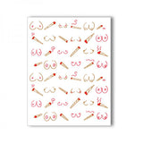 Doobies And Boobies Naughty Greeting Card