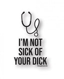 Sick Dick Naughty Sticker - Pack Of 3