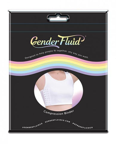 Gender Fluid Chest Compression Binder  -xl White