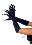 Vinyl Claw Gloves Md Black