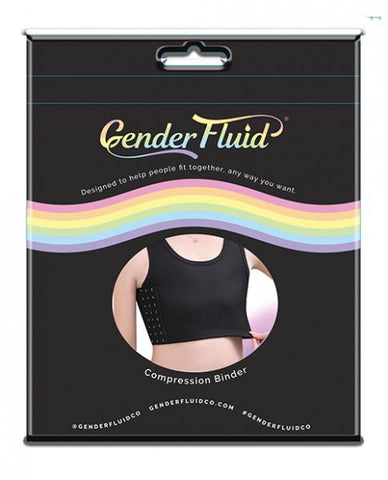 Gender Fluid Chest Compression Binder  - Xxxl Black