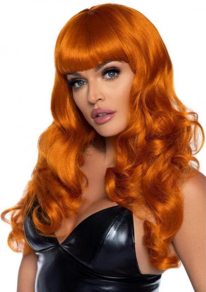 Misfit Long Wavy Bang Wig O/s Ginger