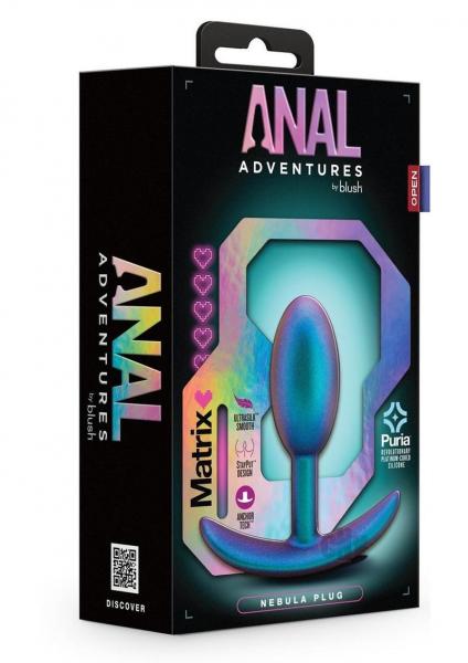 Anal Adventures Matrix Nebula Plug Lunar Blue