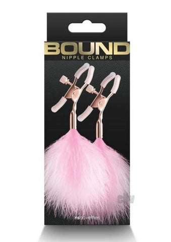 Bound Nipple Clamps F1 Pink