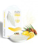 Fuzu Massage Candle Fiji Dates & Lemon Peel White 4 Oz.