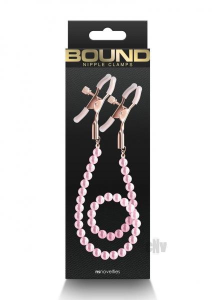 Bound Nipple Clamps Dc1 Pink