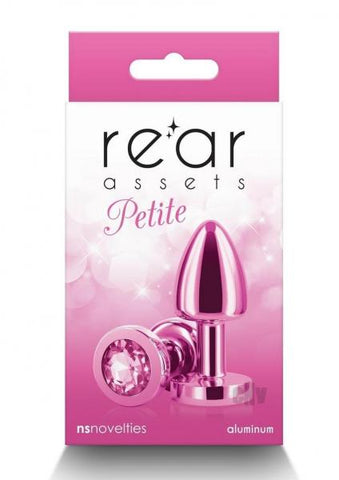 Rear Assets Petite Metal Anal Plug Pink