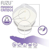 Fuzu Massage Candle Lavender Mist White 4 Oz.