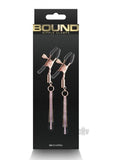 Bound Nipple Clamps D3 Rose Gold