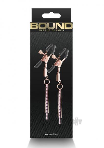 Bound Nipple Clamps D3 Rose Gold