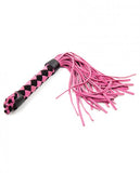 Ple'sur 15.5 In. Leather Flogger Pink