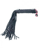 Ple'sur 15.5 In. Leather Flogger Black