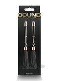 Bound Nipple Clamps T1 Black